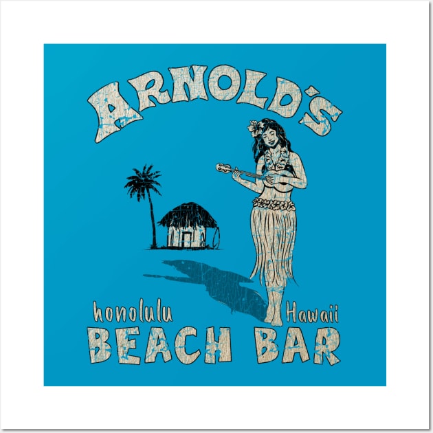 Arnold's Beach Bar Vintage Wall Art by Thrift Haven505